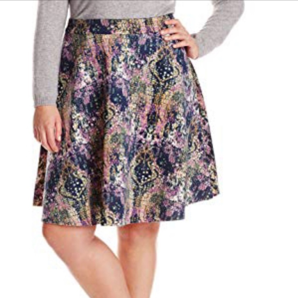 Modamix scuba fabric skater skirt
